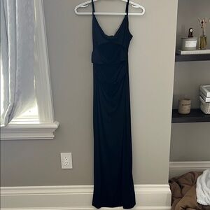 SHEIN Black Cut Out Maxi Dress